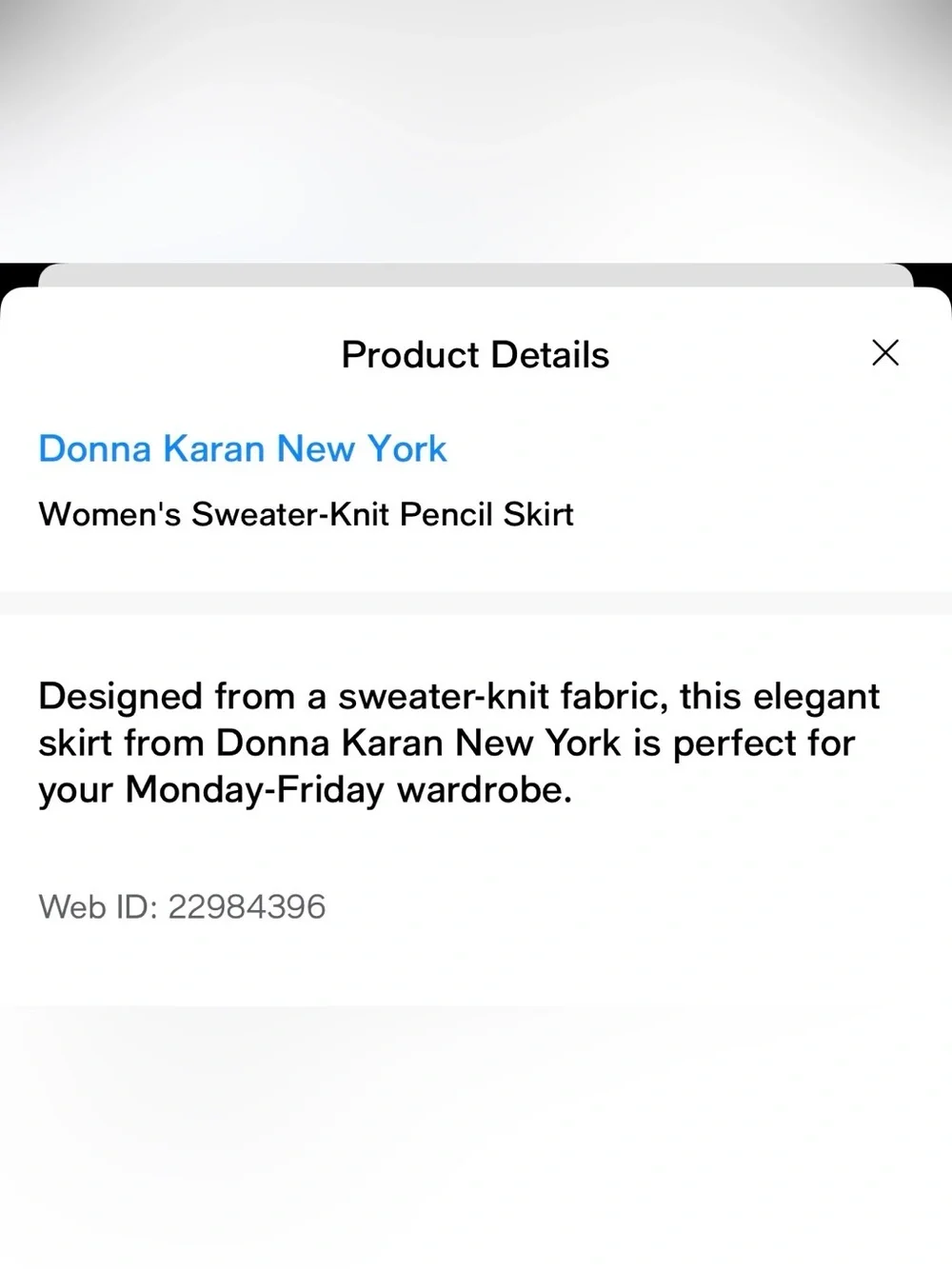 Donna Karan Women's Sweater-Knit Pencil Skirt